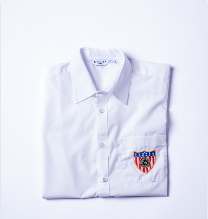 VF White Long Sleeve Shirt - (TWINPACK)- Stock