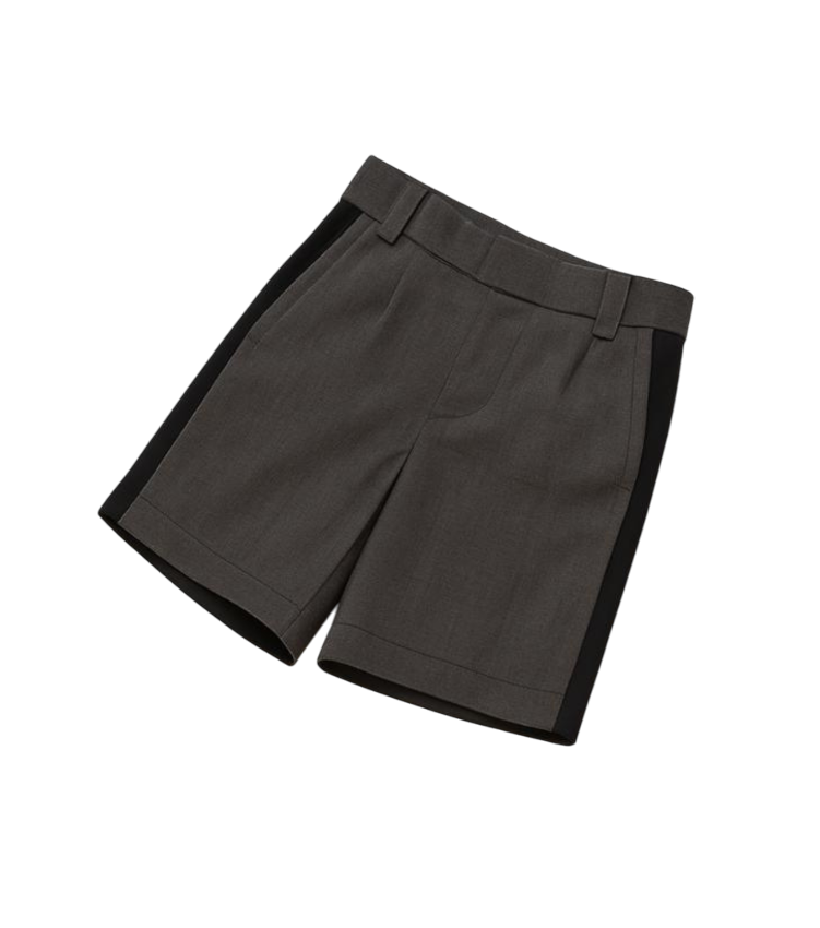 VF GREY SHORTS BLACK STRIPE