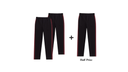 VF Black Trouser Maroon Stripe Package