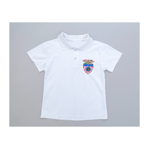 VF White Polo Shirt - Short Sleeve- Stock